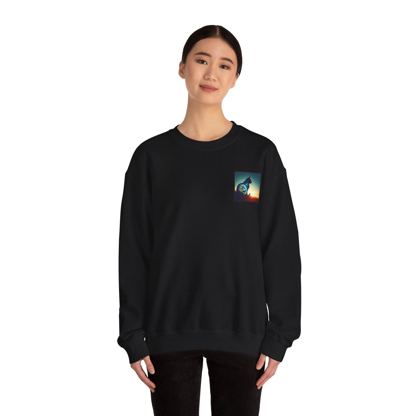 Cat Crewneck Sweatshirt