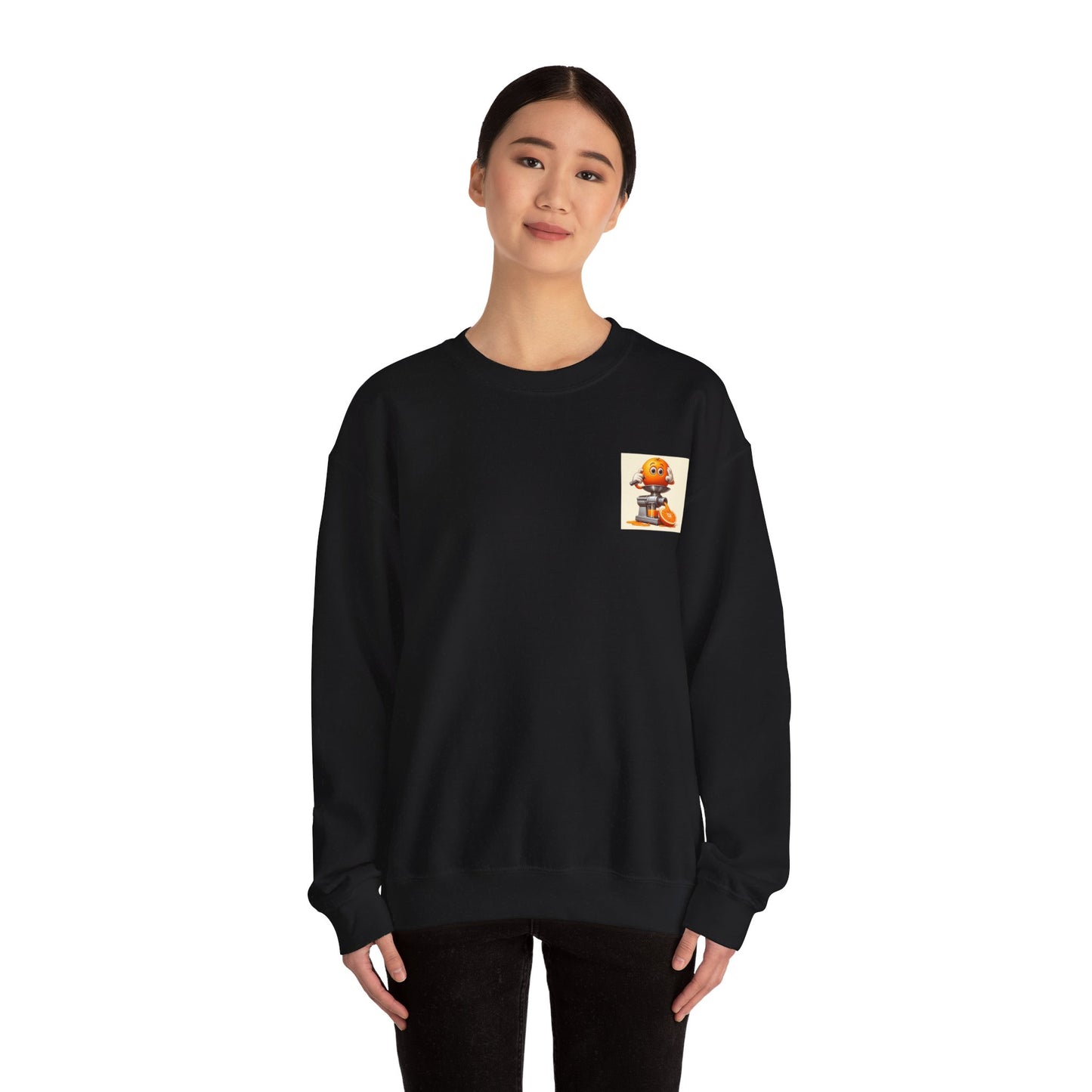 Orange Crewneck Sweatshirt