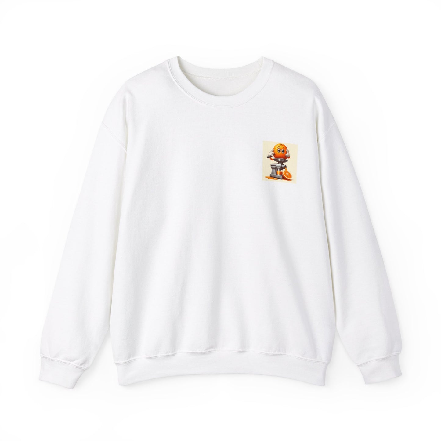 Orange Crewneck Sweatshirt