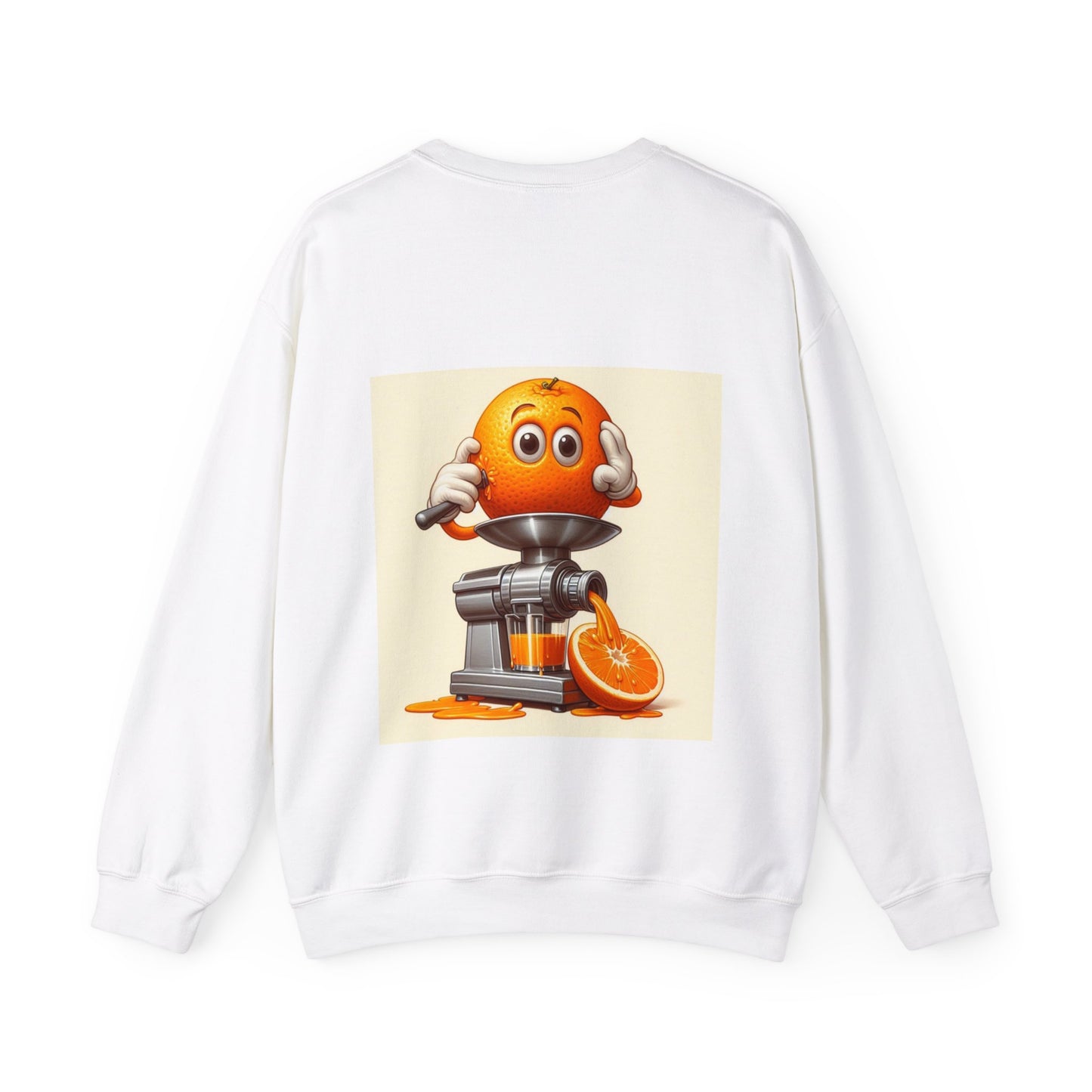 Orange Crewneck Sweatshirt