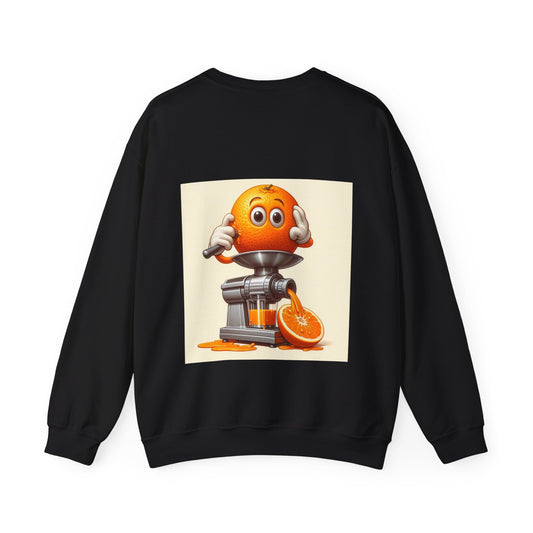 Orange Crewneck Sweatshirt